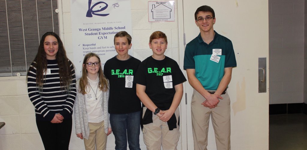 Kaylee with GEAR friends